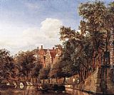 Amsterdam Canvas Paintings - View of the Herengracht, Amsterdam